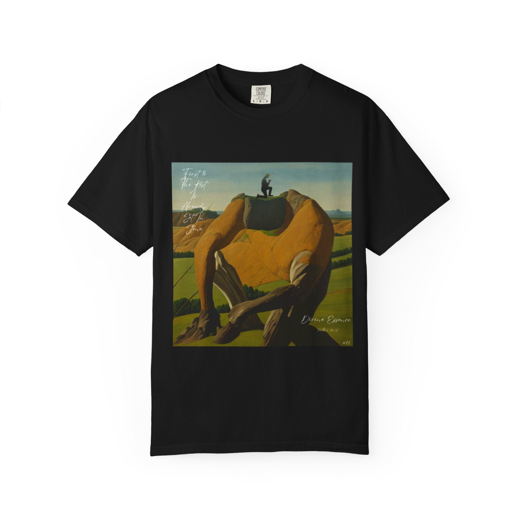 T-Shirt — Surreal Giant and Rider Art Print Tee