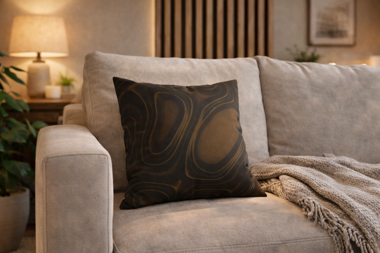 Warped Decorative Pillowcase