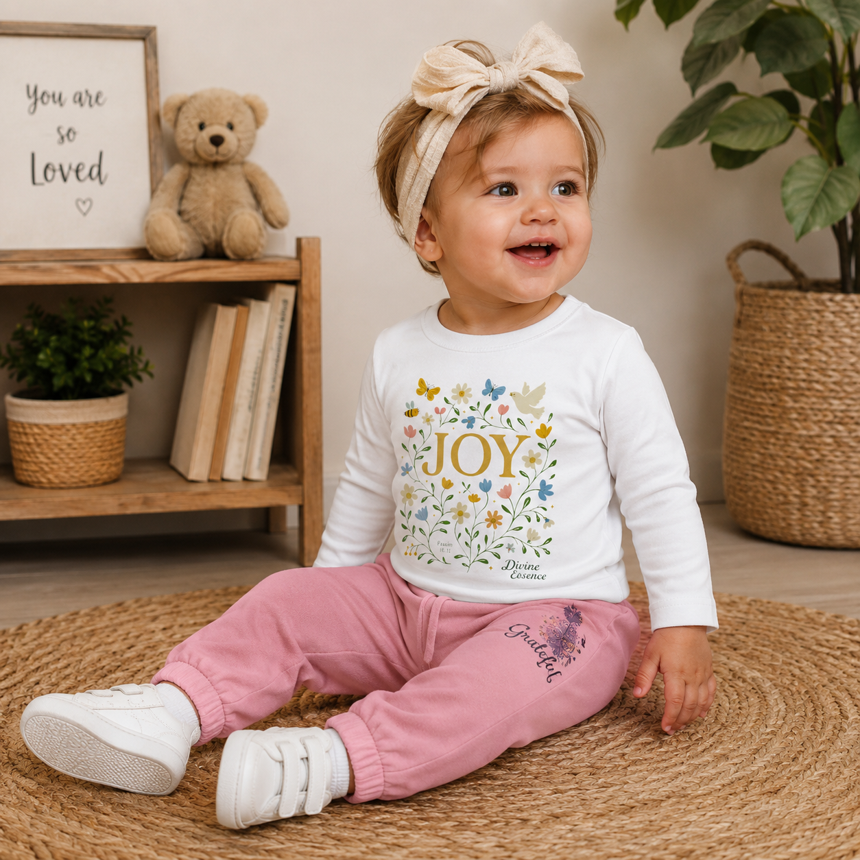 Little Blossom Joy™ Toddler Long Sleeve Tee