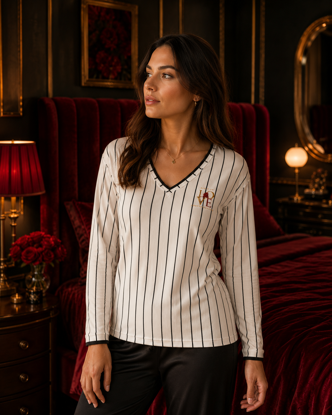 Everlove™ V-Neck Long Sleeve Top