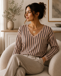 Classic Horizon™ V-Neck Long Sleeve Top