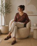 Autumn Horizon™ V-Neck Long Sleeve Shirt