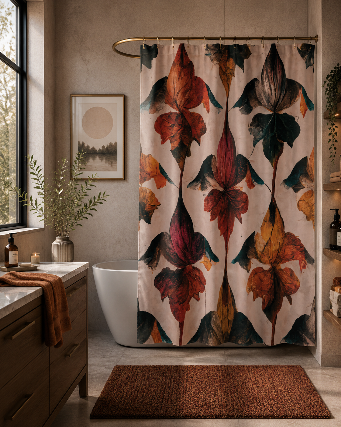 Autumn Botanica™ Shower Curtain