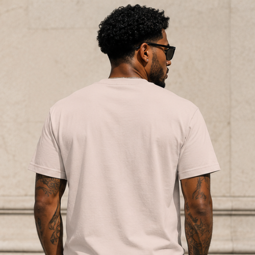 Ambitious Embossed T‑Shirt — Minimalist Motivational Tee