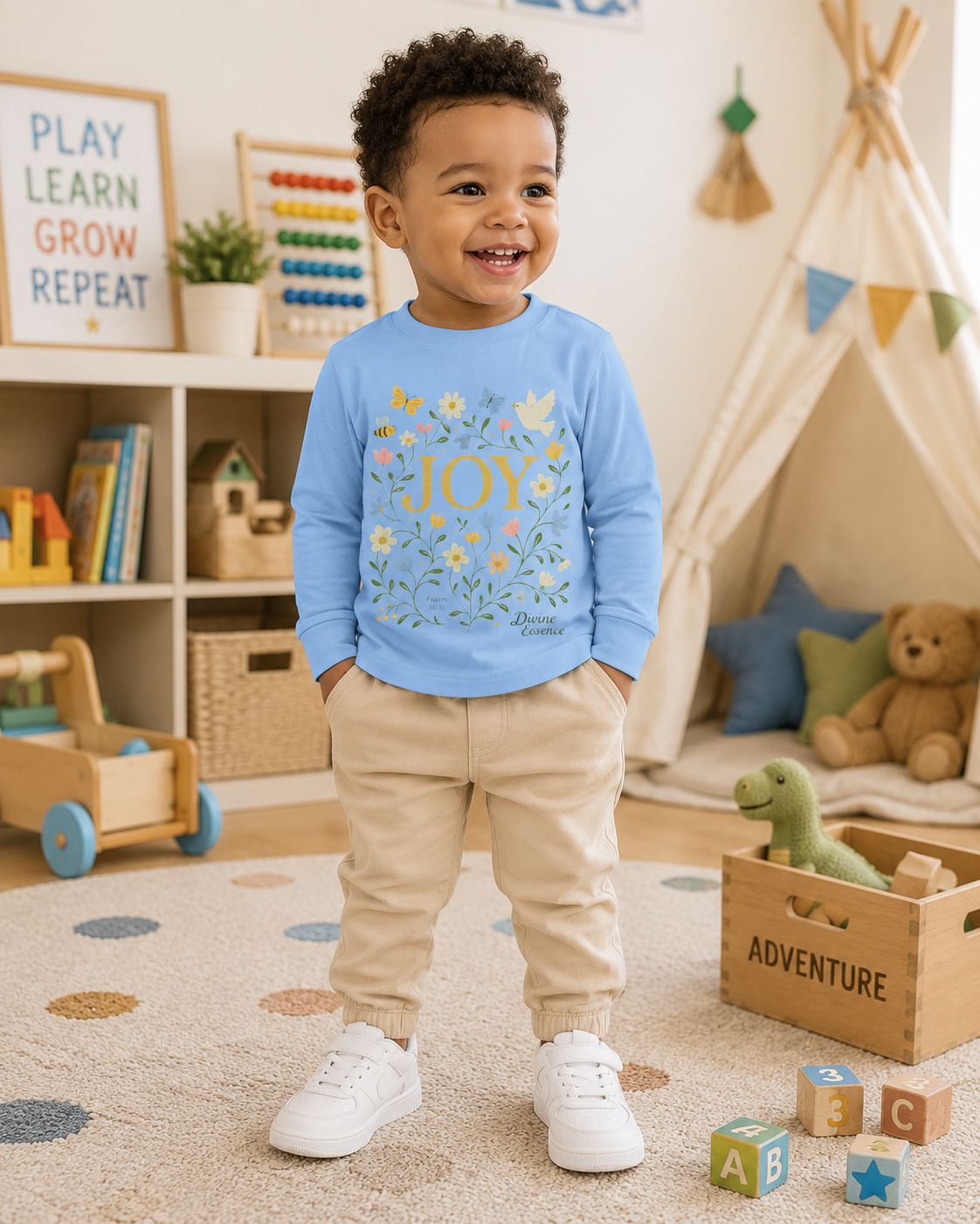 Blooming Joy™ Toddler Long Sleeve Tee