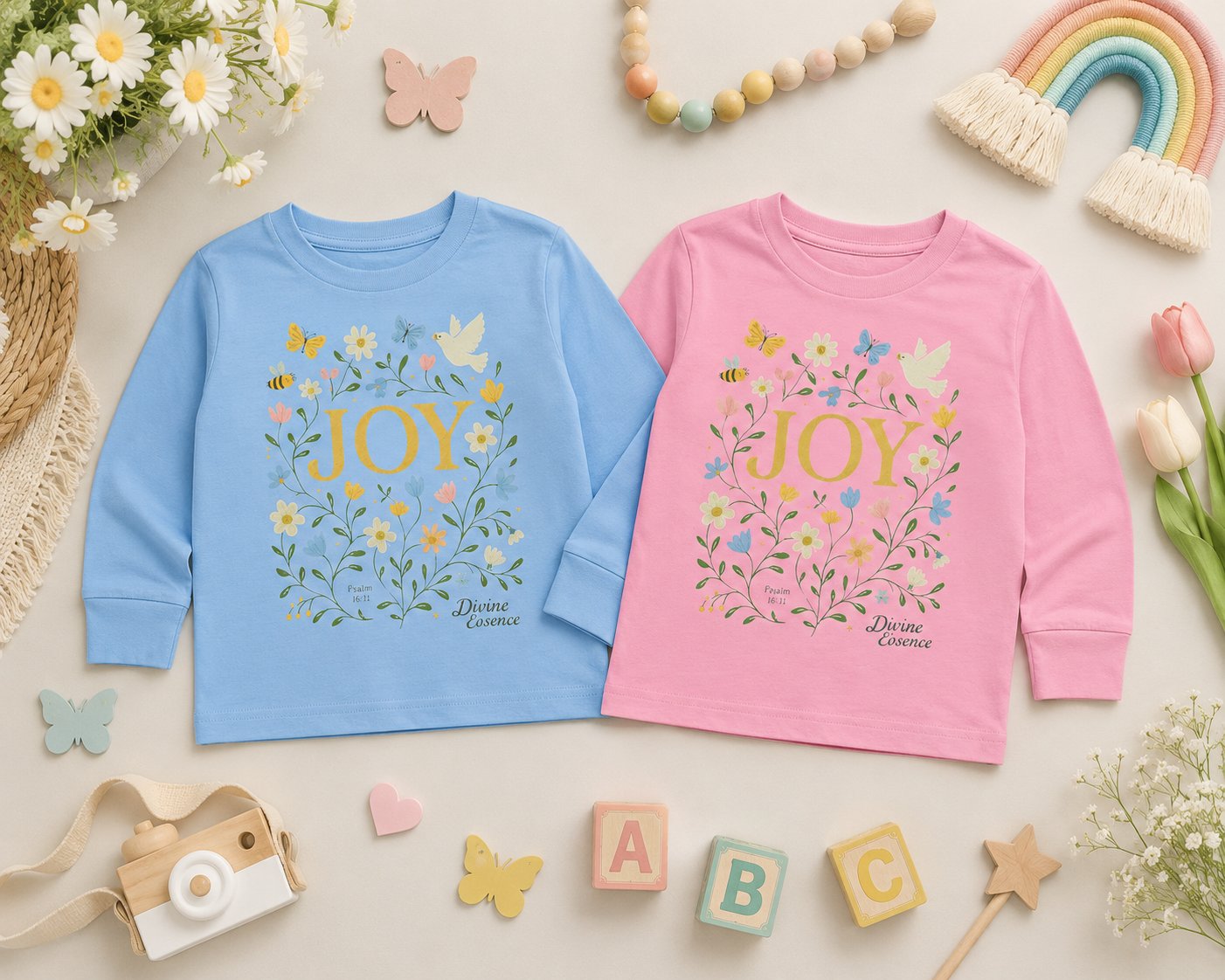 Blooming Joy™ Toddler Long Sleeve Tee