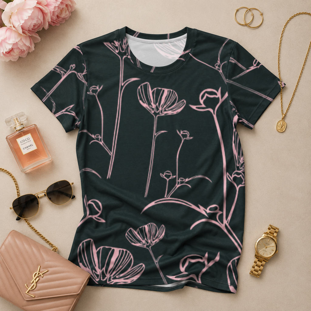 Blooming Beauty™ T-Shirt Dress