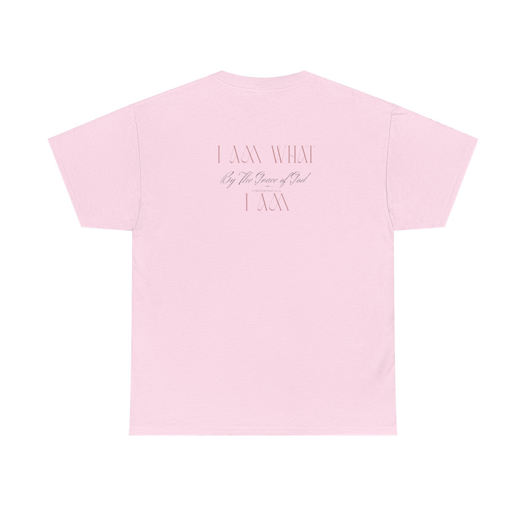 Graceful Floral Tee: 1 Corinthians 15:10