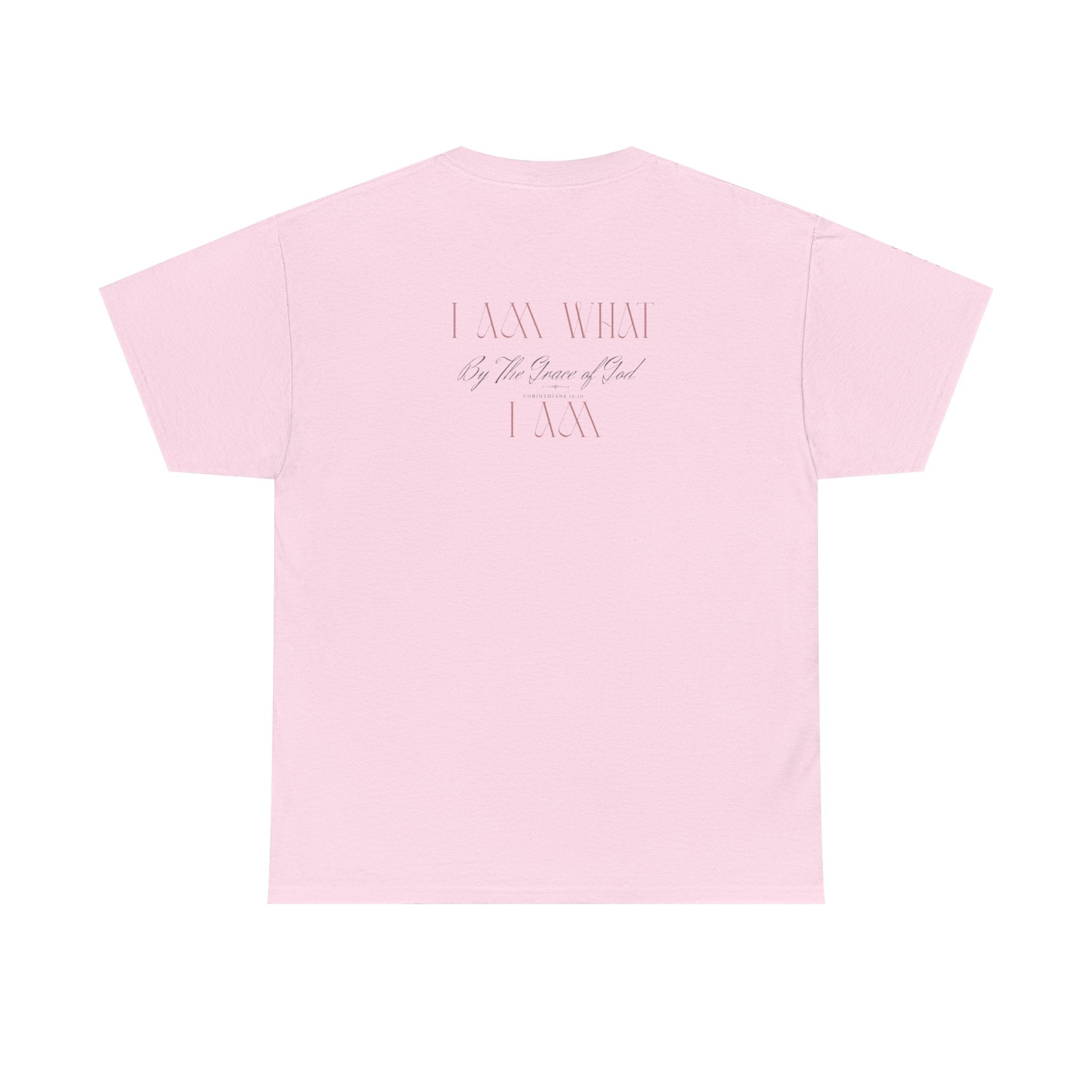 Graceful Floral Tee: 1 Corinthians 15:10