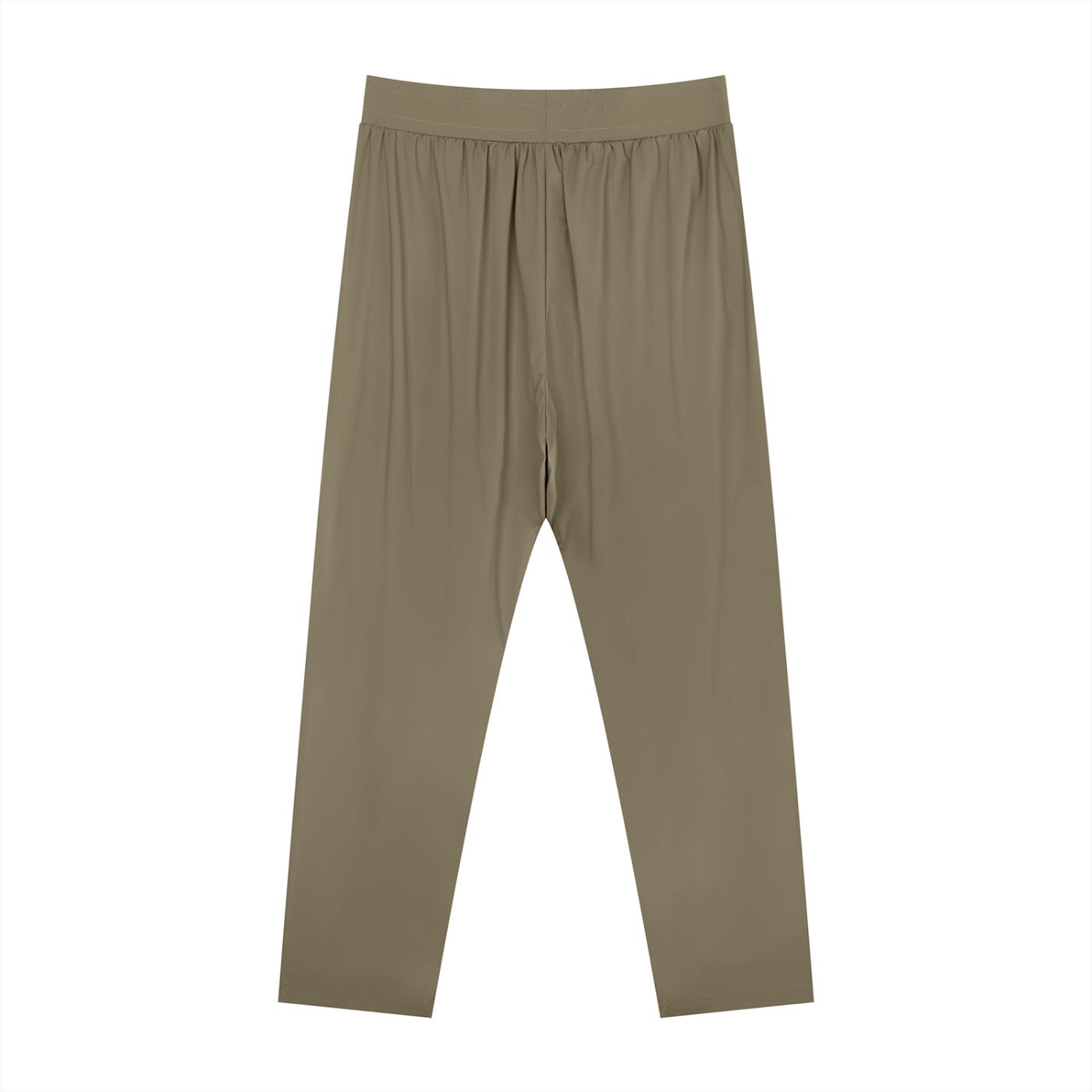 Men's Straight Leg Elastic Waist Pants