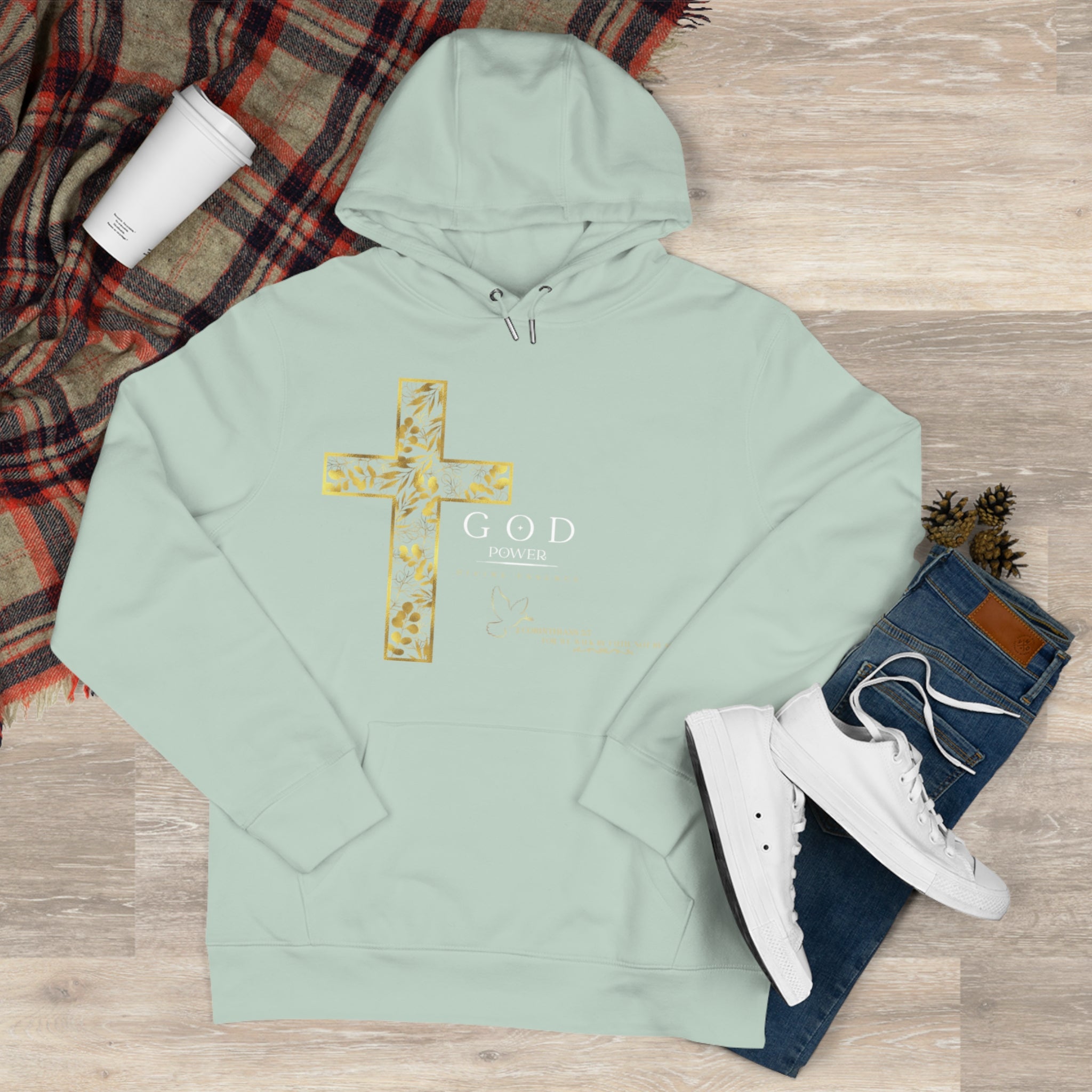 God Power Hoodie-Corinthians 5:7 Hoodie