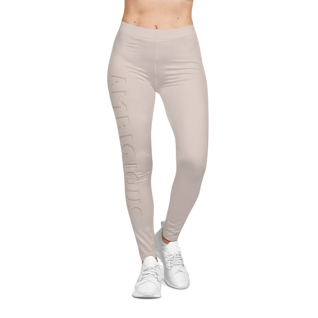 Emblazoned 'AMBITIOUS' Women's Leggings