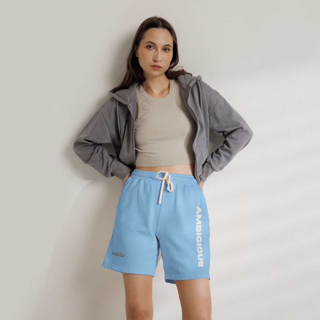 Ambiguous Vertical Script Sweat Shorts