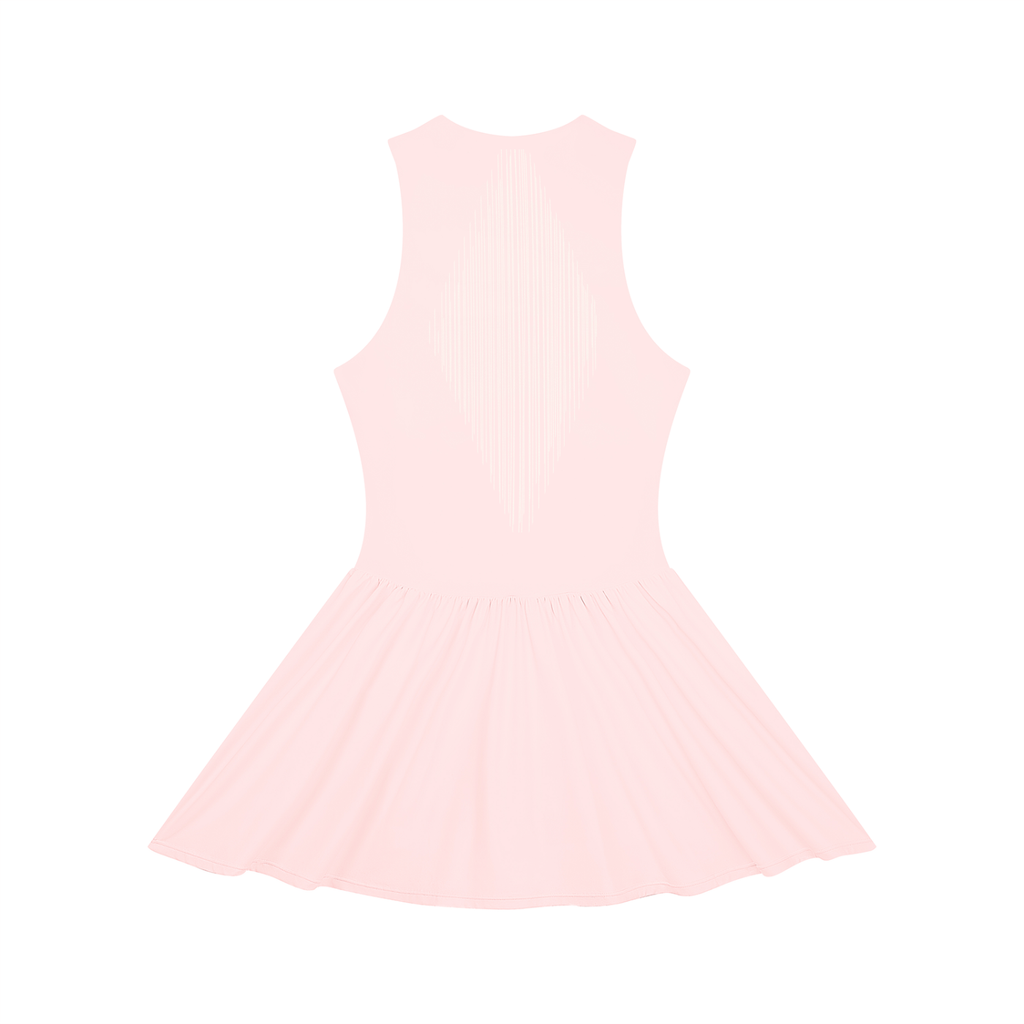 Women’s Ruched Sleeveless Full-Zip Dress