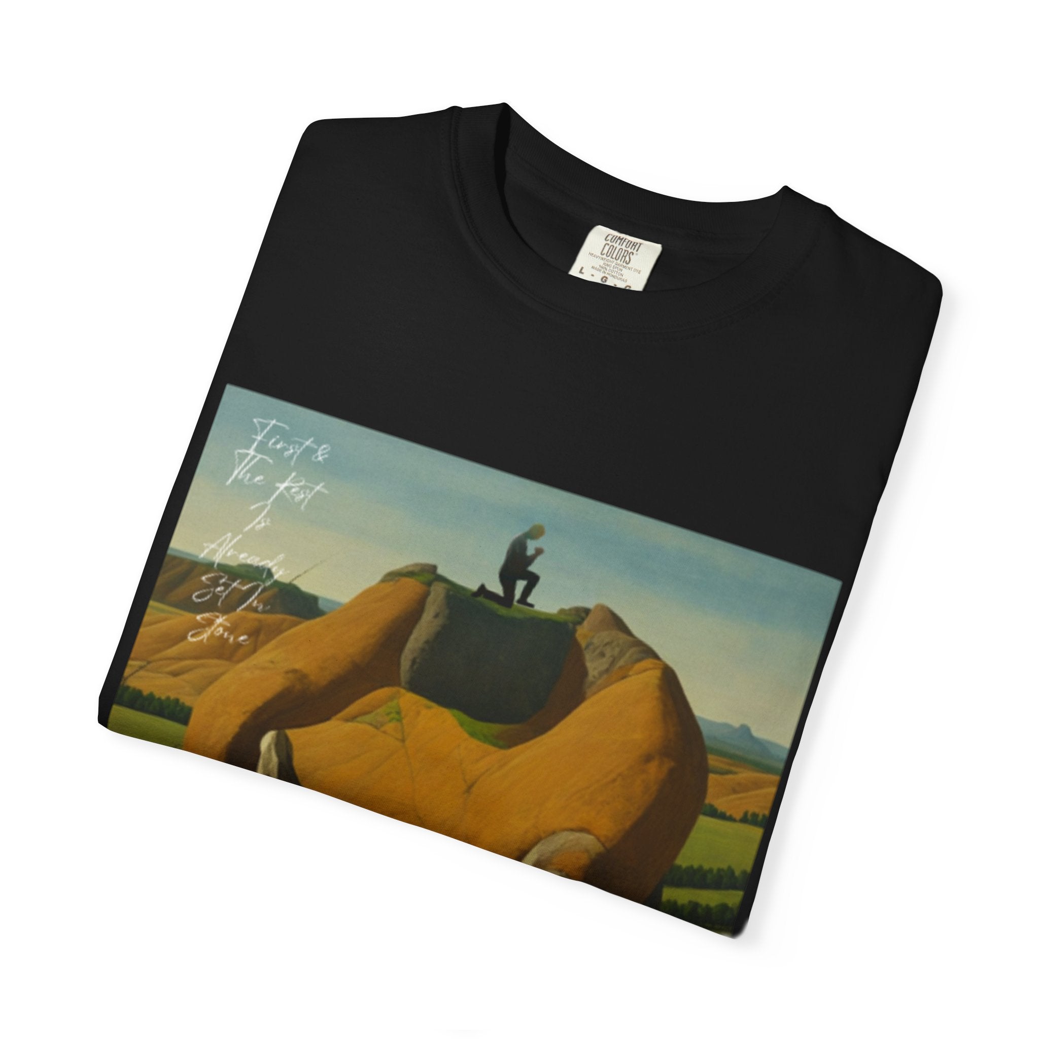 T-Shirt — Surreal Giant and Rider Art Print Tee