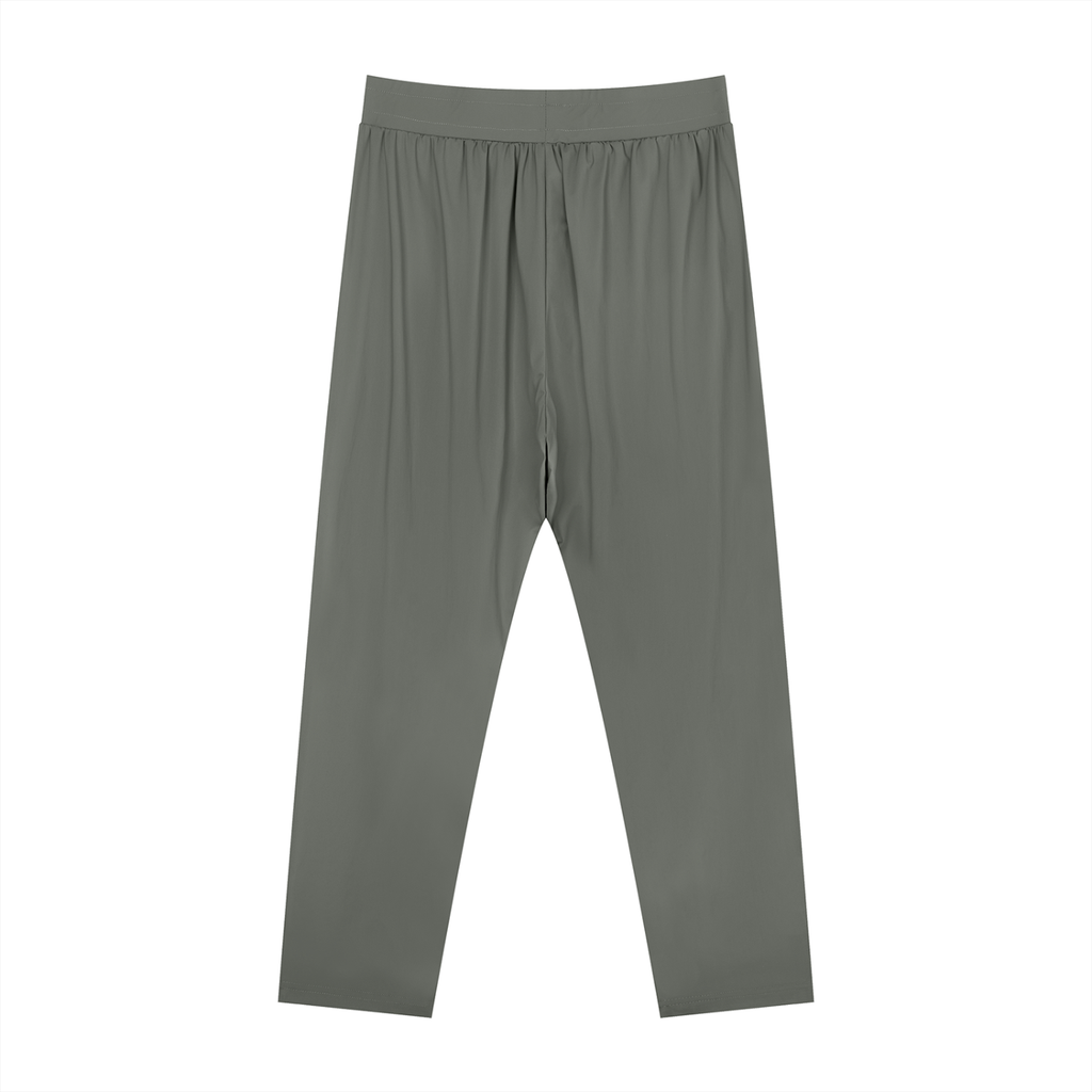 Men's Straight Leg Elastic Waist Pants