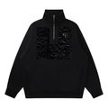 Quarter-Zip Drop Shoulder Sweatshirt
