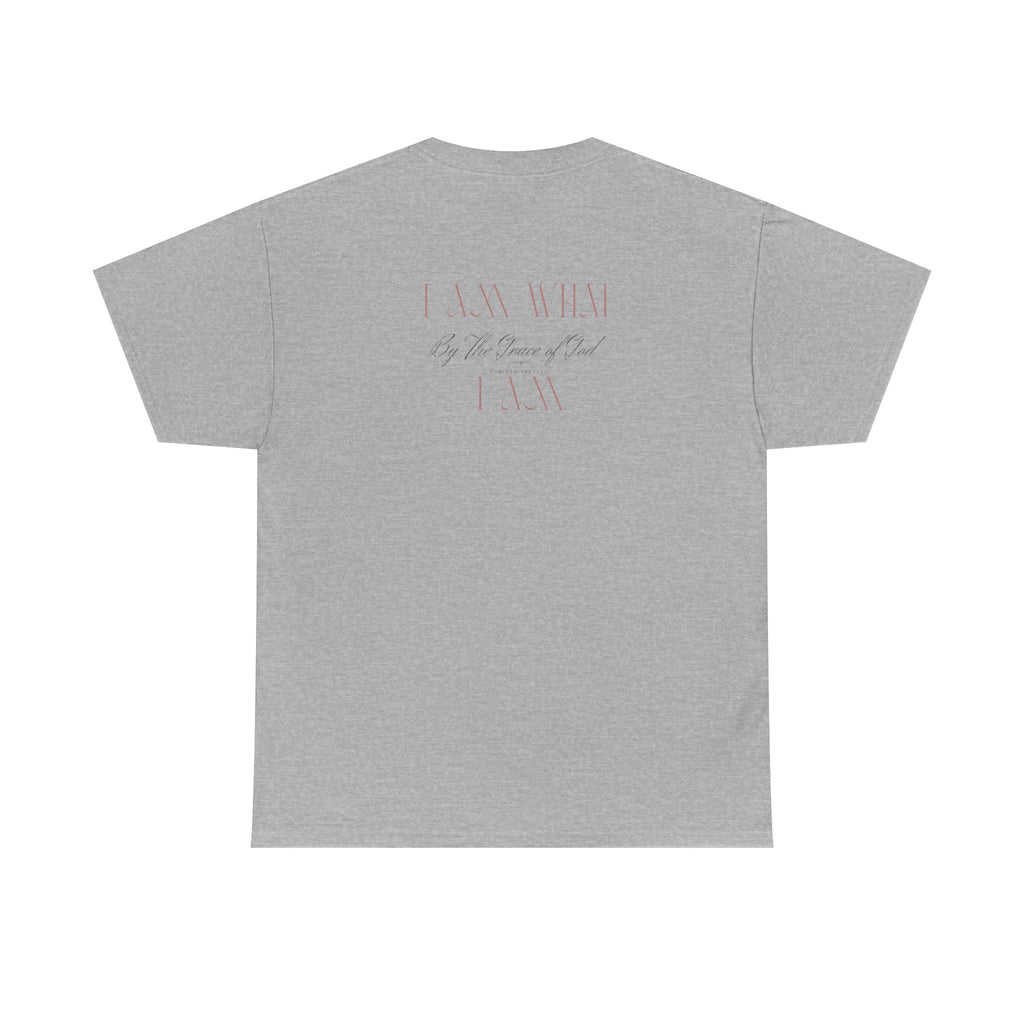 Graceful Floral Tee: 1 Corinthians 15:10