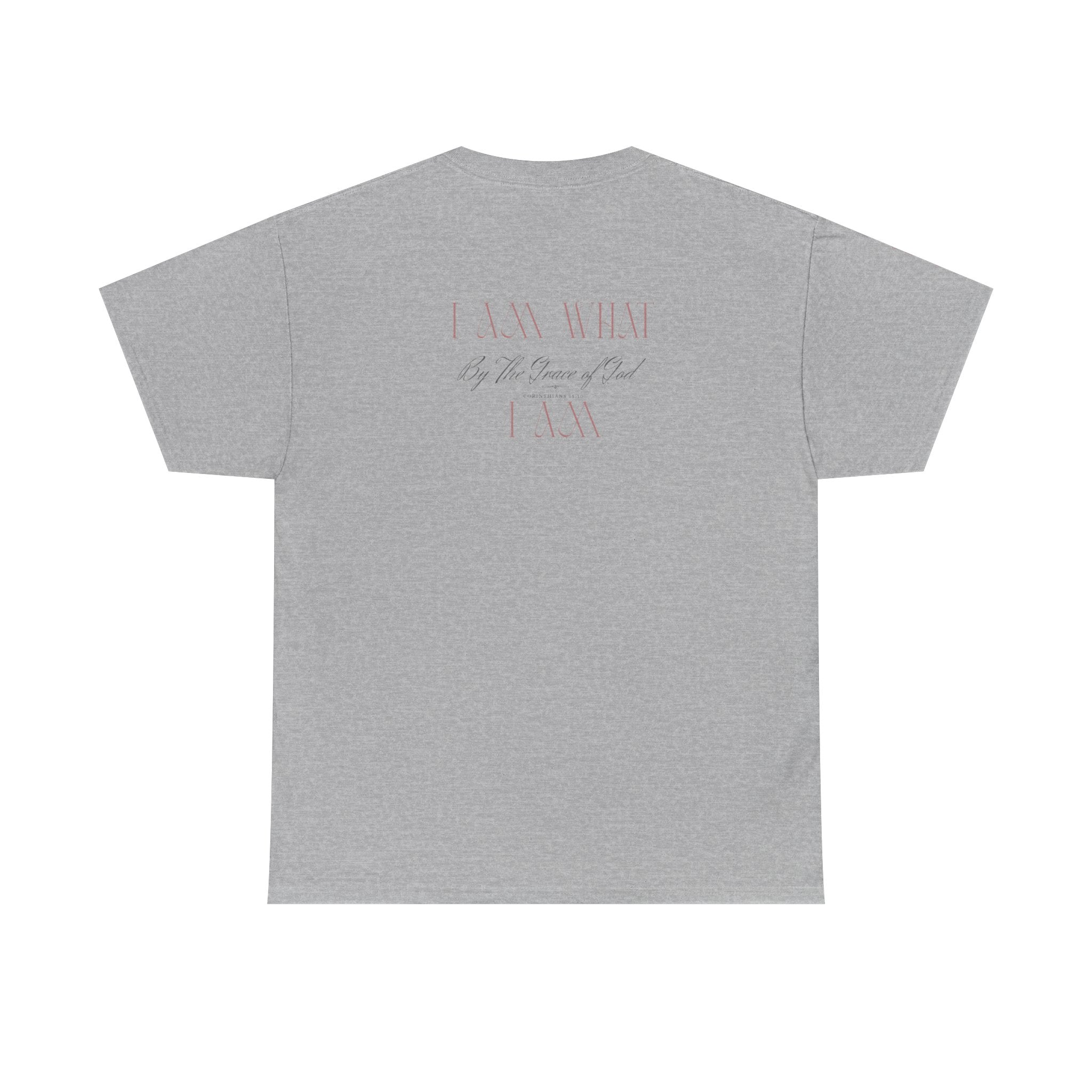 Graceful Floral Tee: 1 Corinthians 15:10