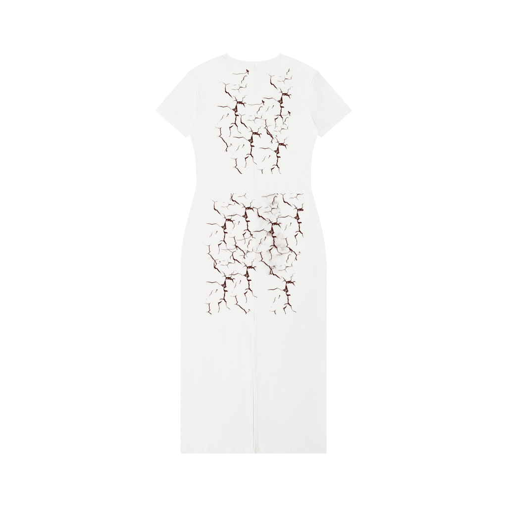 Women's V-Neck Short Sleeve Maxi Dress