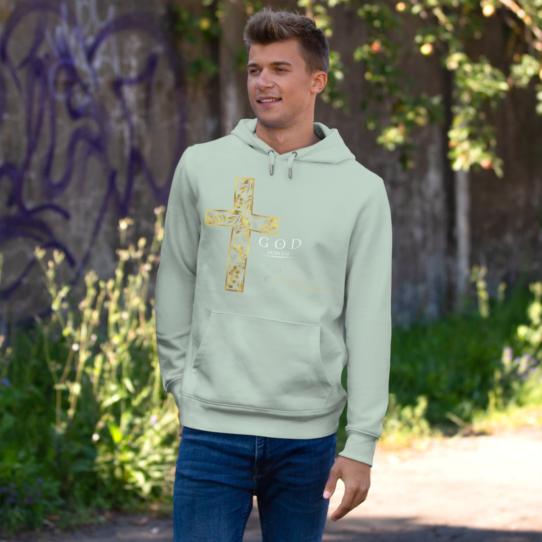 God Power Hoodie-Corinthians 5:7 Hoodie