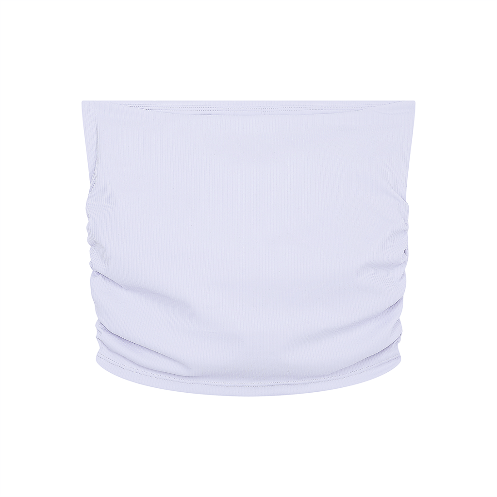 Women’s Ruched Cropped Yoga Tube Top