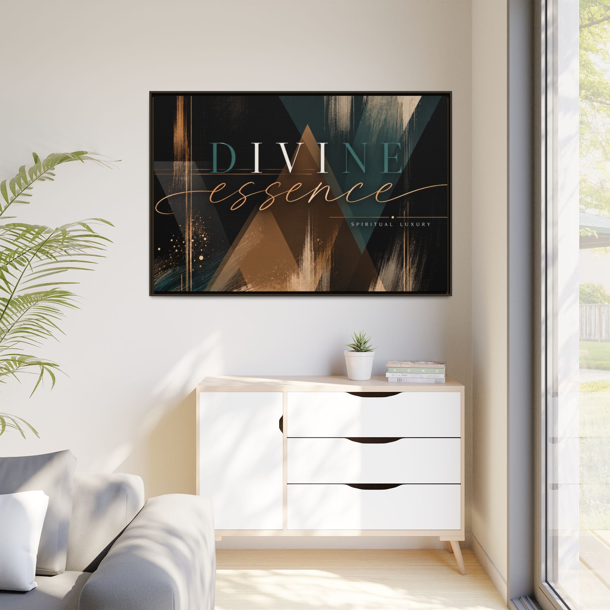 Divine Essence" Abstract Spiritual Luxury Wall Decor