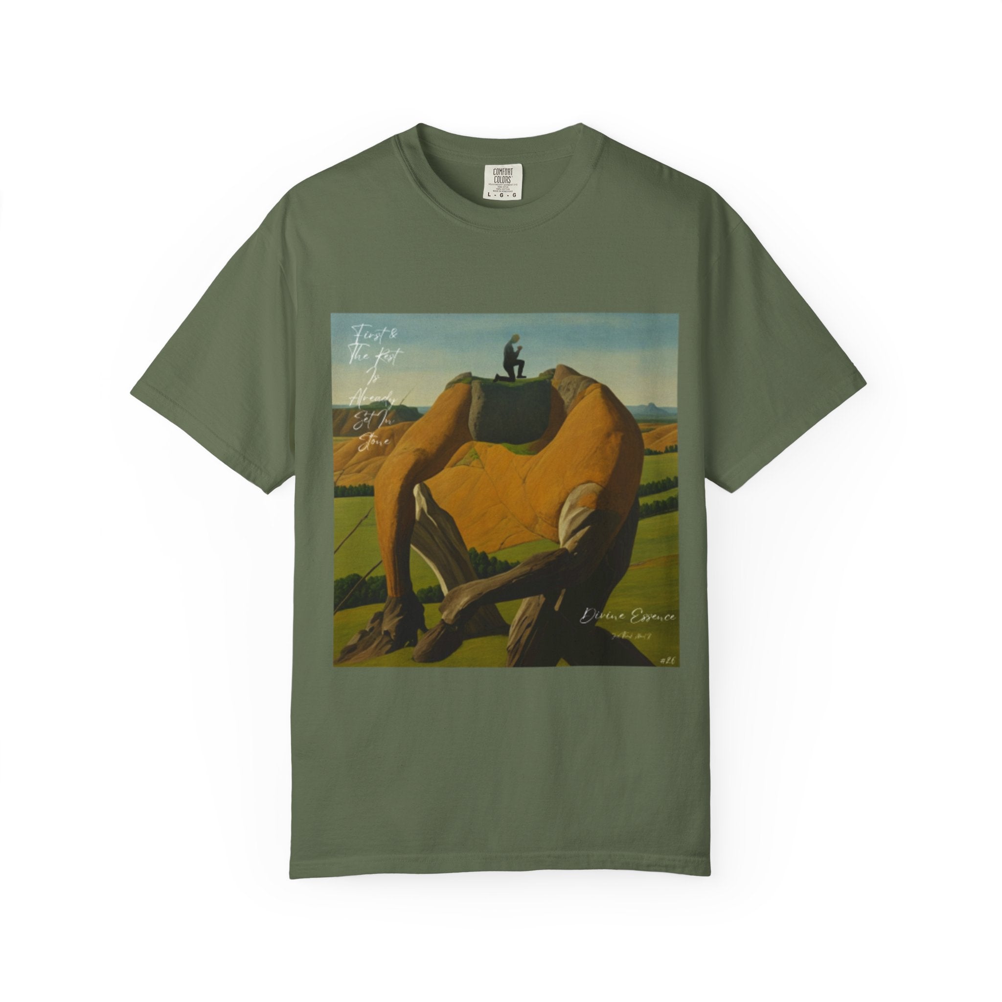 T-Shirt — Surreal Giant and Rider Art Print Tee