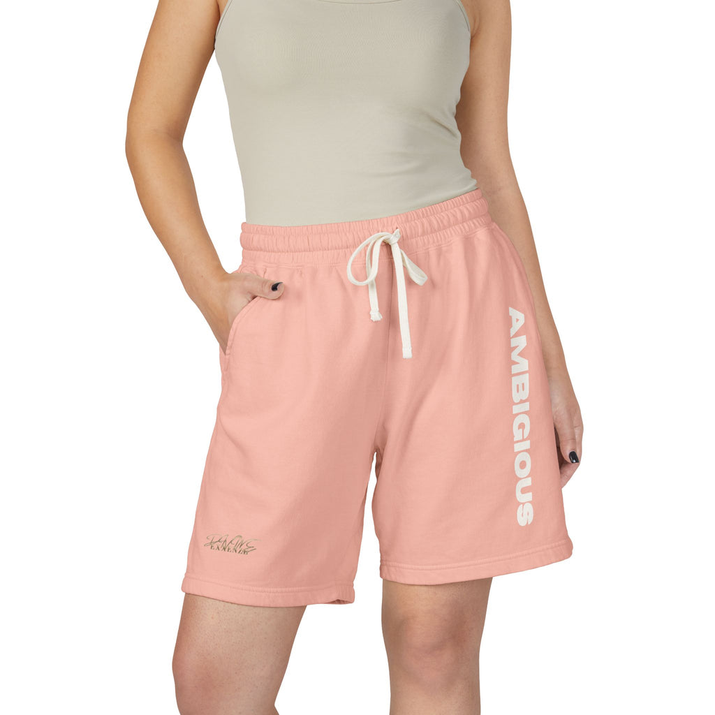 Ambiguous Vertical Script Sweat Shorts