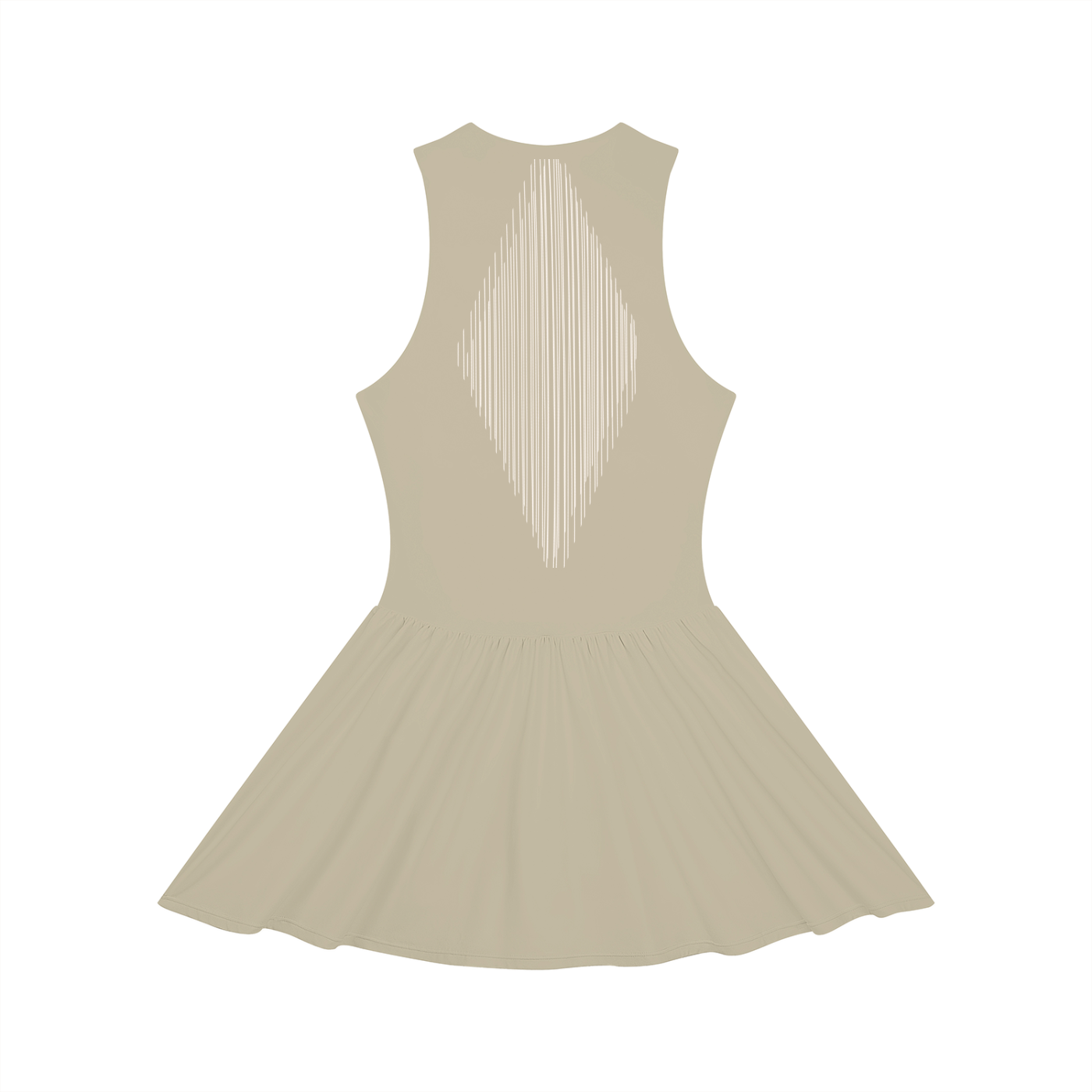 Women’s Ruched Sleeveless Full-Zip Dress
