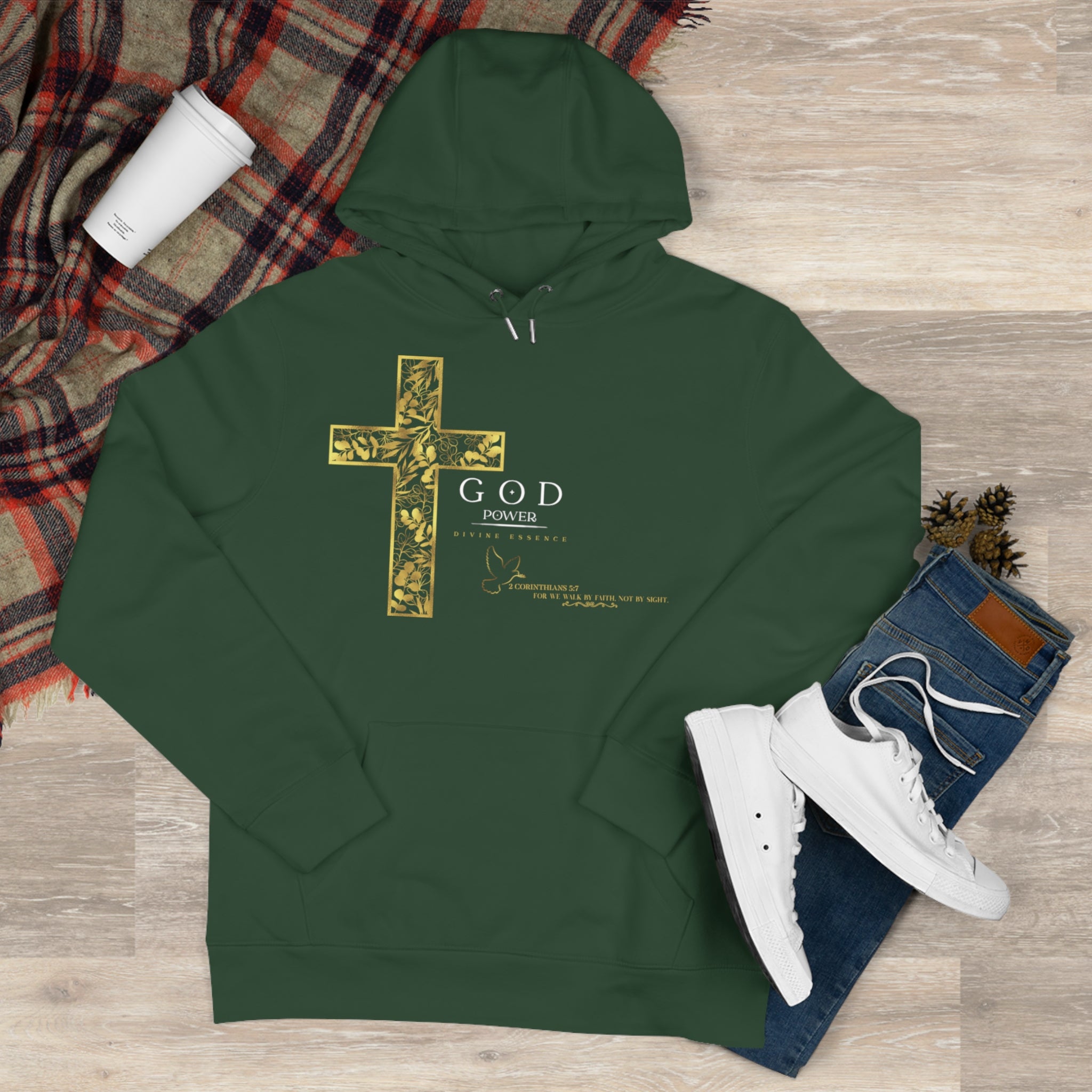 God Power Hoodie-Corinthians 5:7 Hoodie