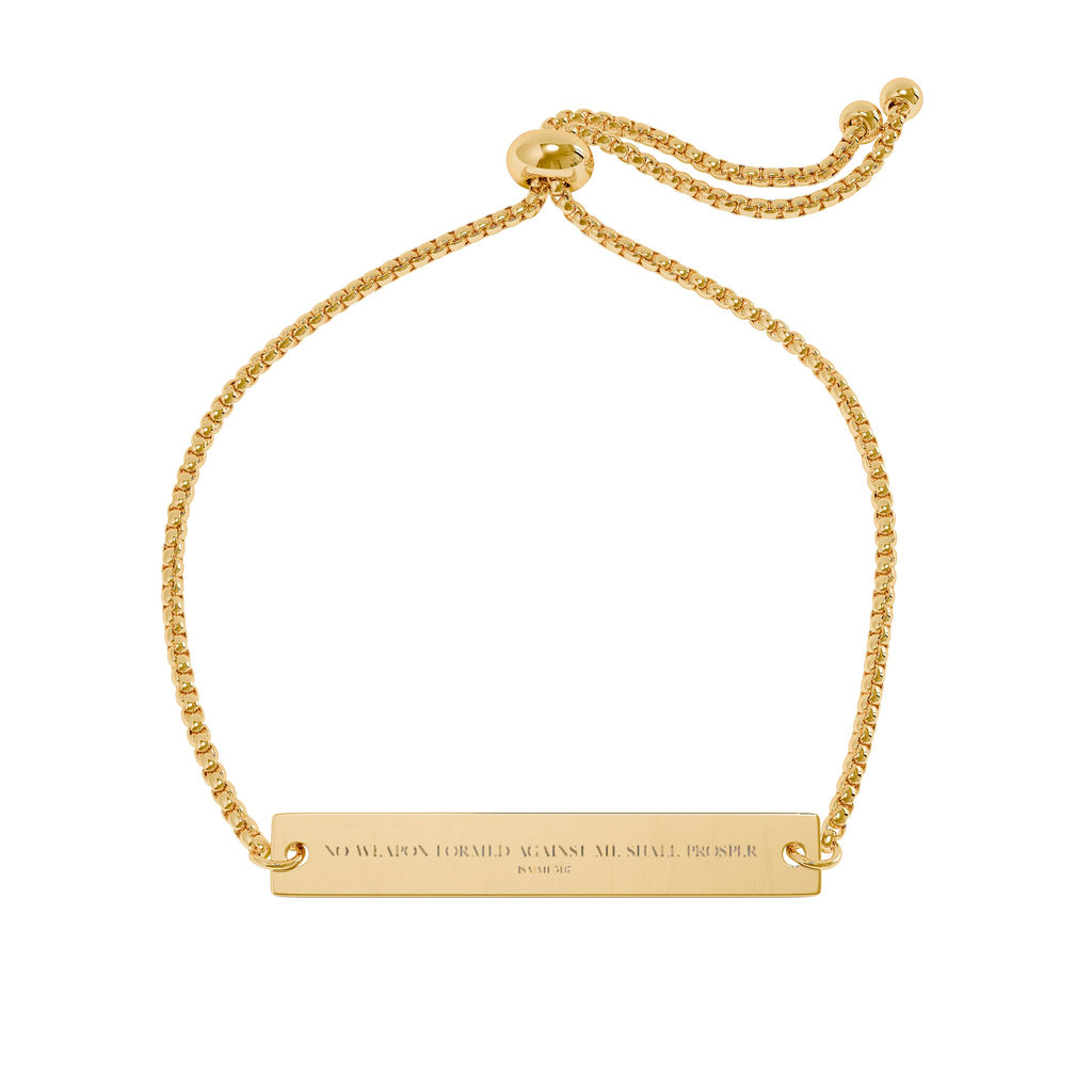 Strength & Victory™ Engraved Bracelet