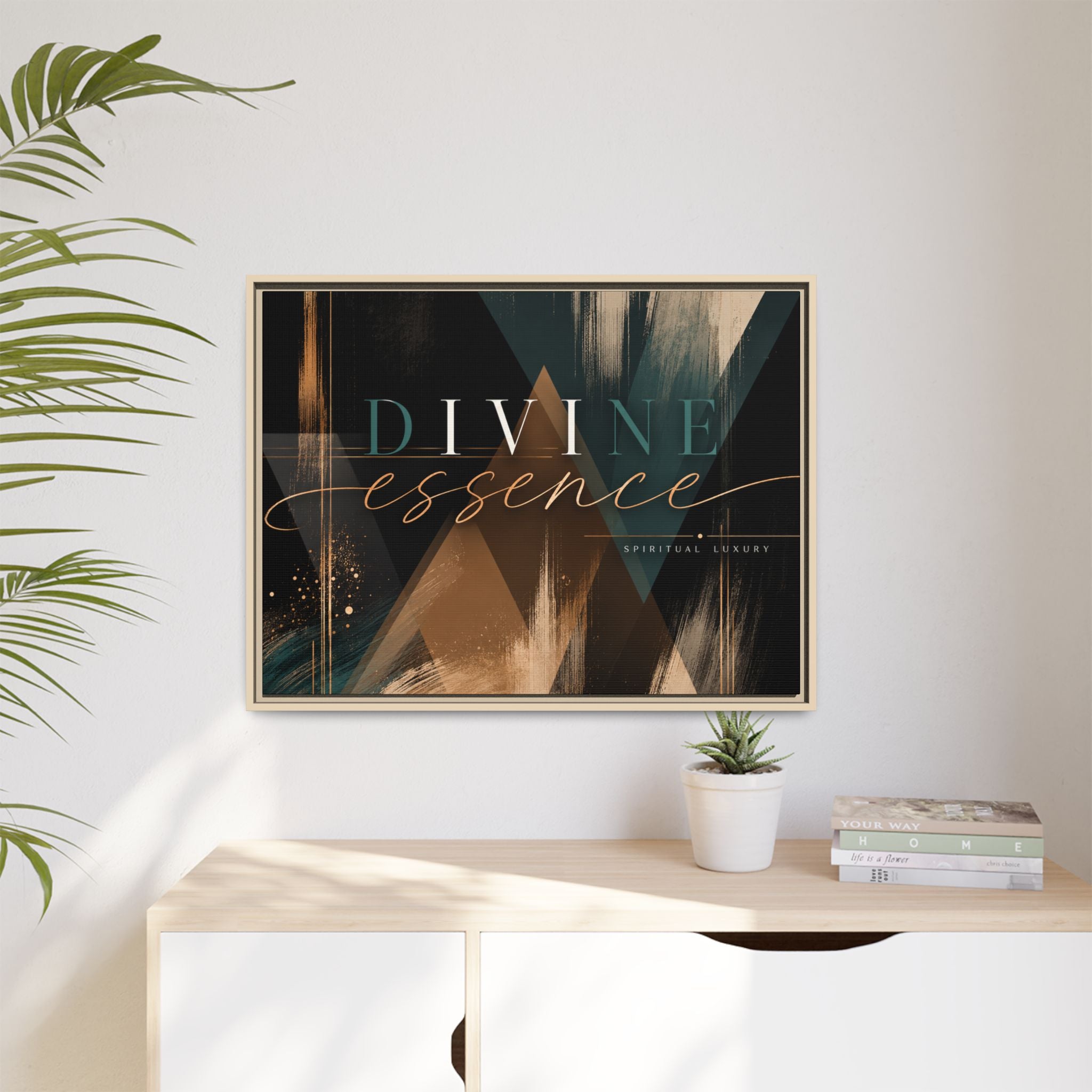 Divine Essence" Abstract Spiritual Luxury Wall Decor