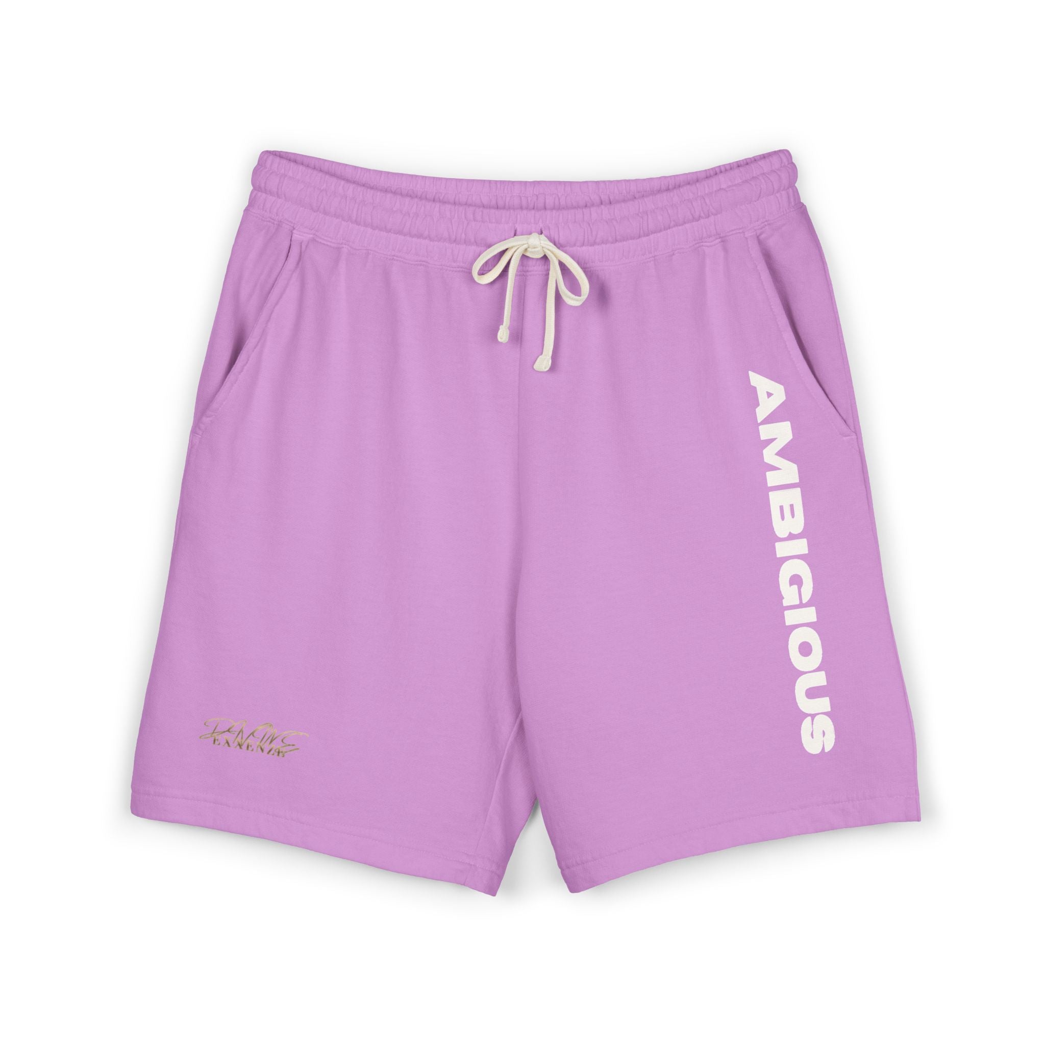 Ambiguous Vertical Script Sweat Shorts