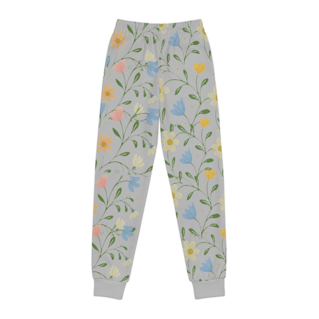 Joyful Bloom™ Youth Joggers – Grey