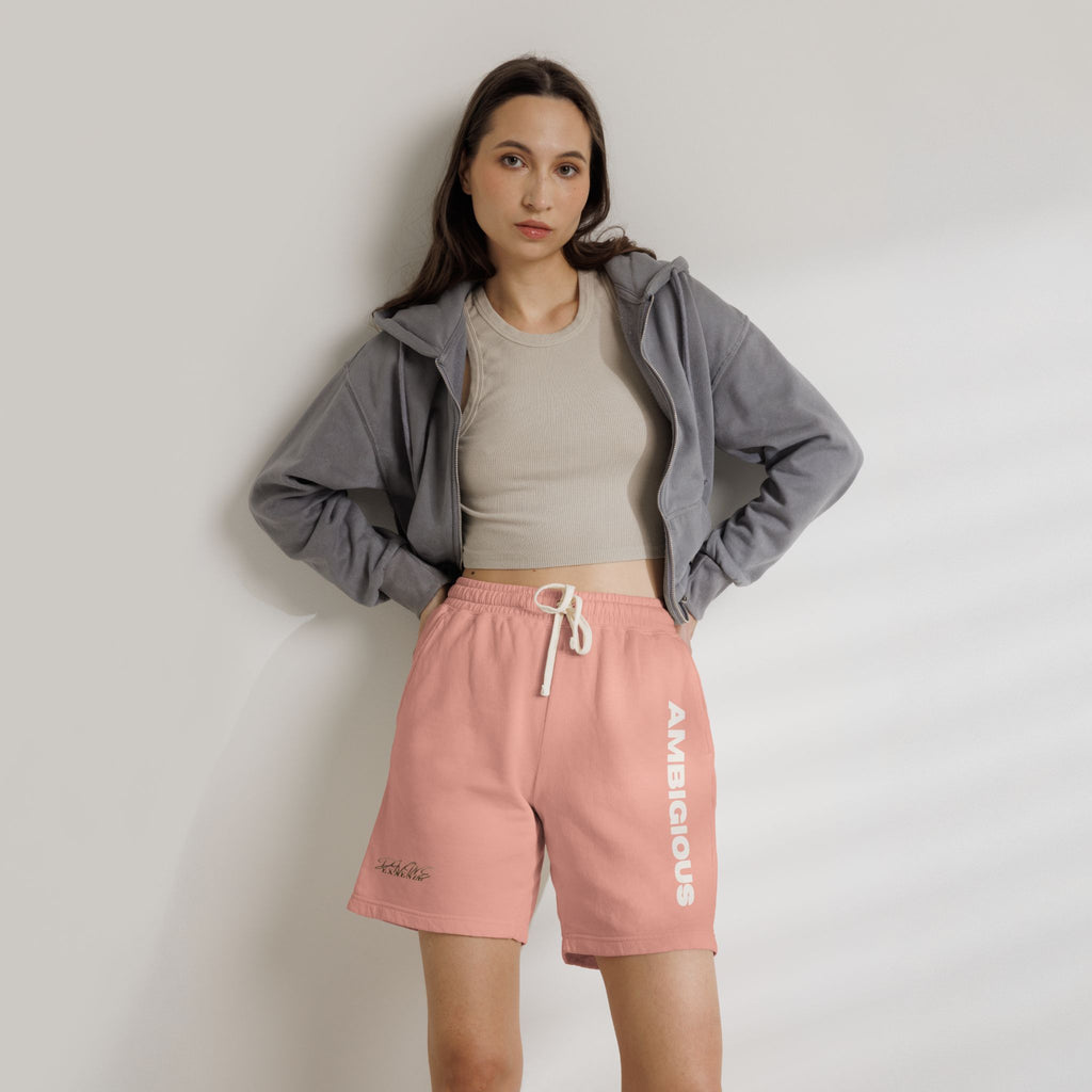 Ambiguous Vertical Script Sweat Shorts