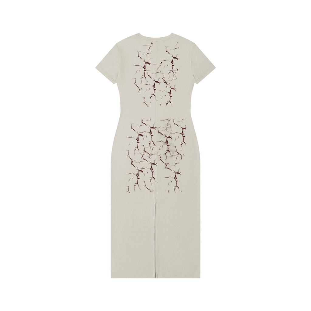 Women's V-Neck Short Sleeve Maxi Dress