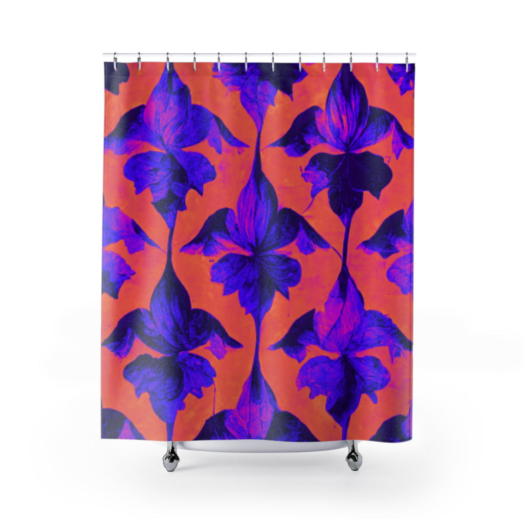 Indigo Bloom™ Shower Curtain
