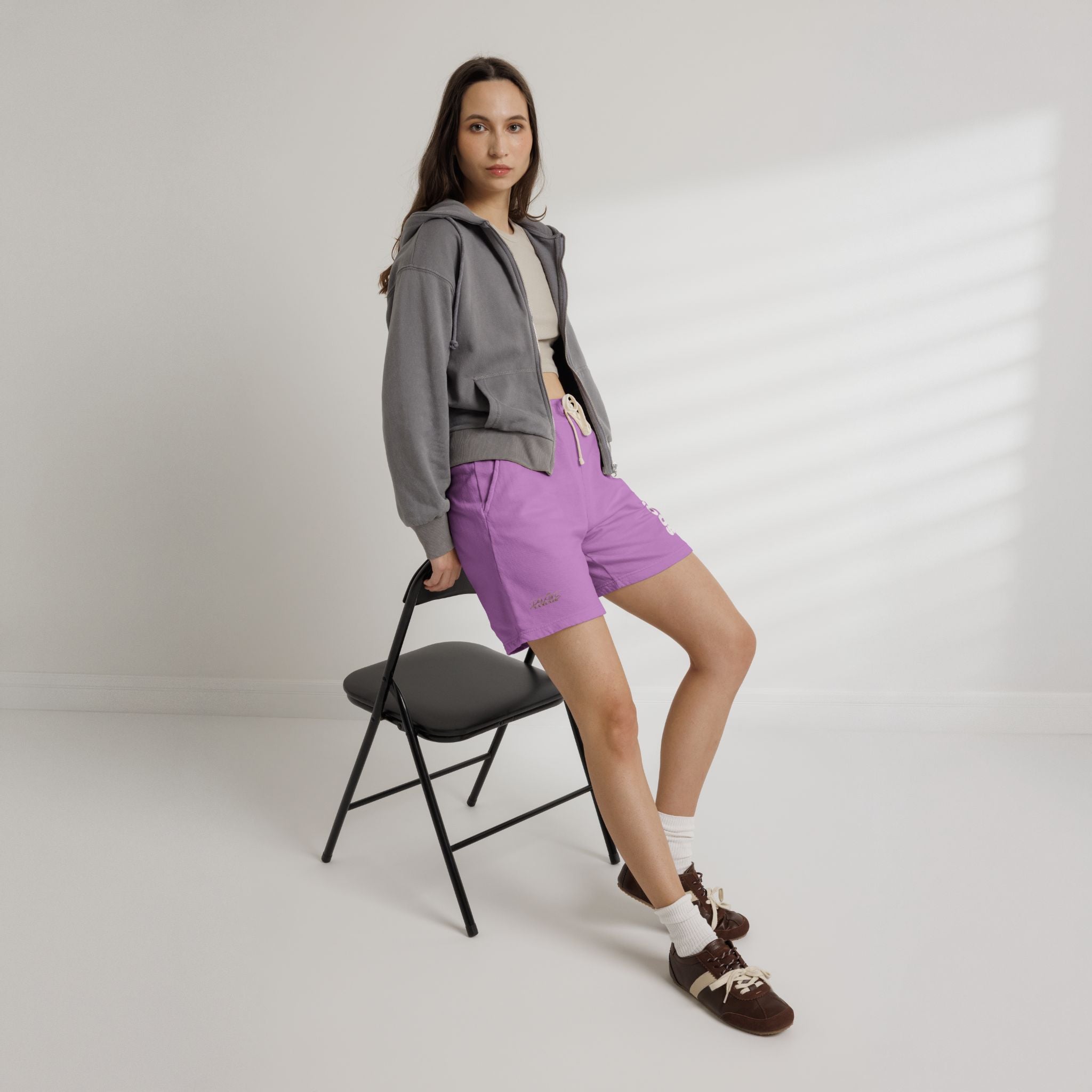 Ambiguous Vertical Script Sweat Shorts