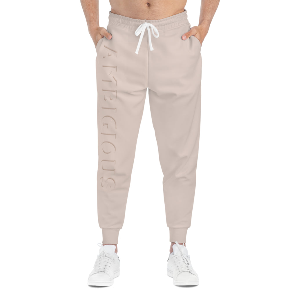Minimal Embossed 'AMBITIOUS' Joggers