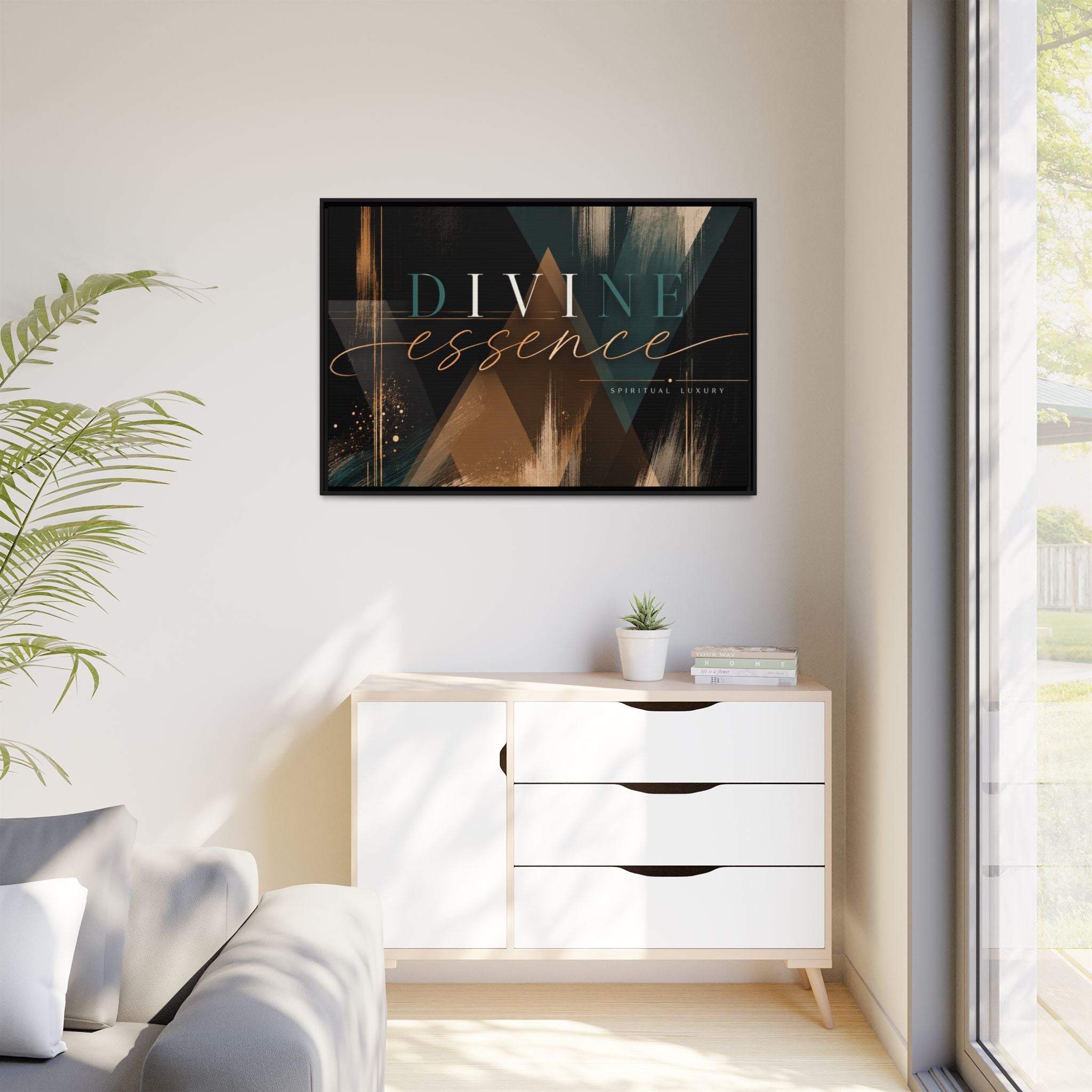Divine Essence" Abstract Spiritual Luxury Wall Decor