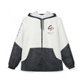 GodPower Windbreaker Jacket — "Not By Might" Inspirational Hooded Windbreaker