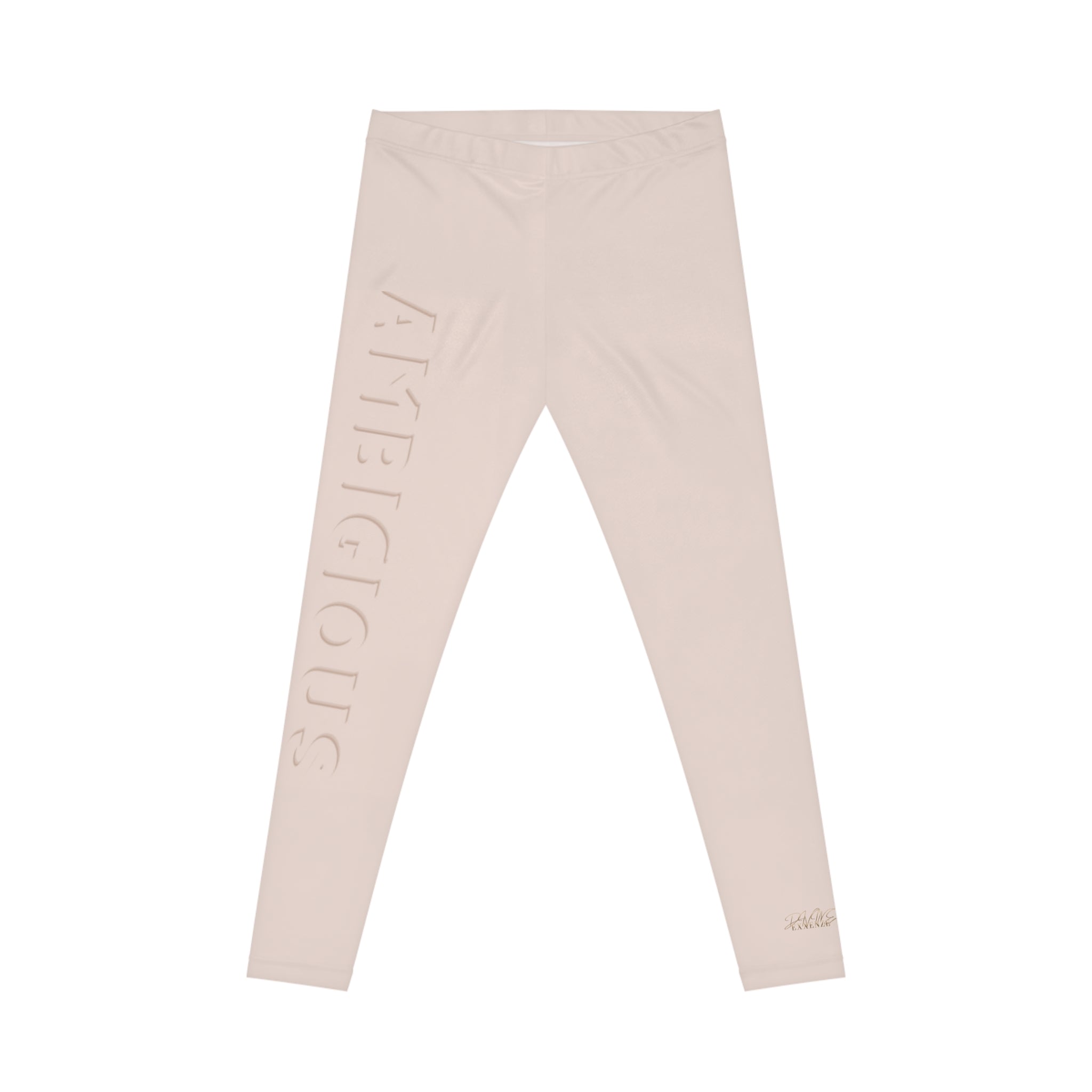 Emblazoned 'AMBITIOUS' Women's Leggings