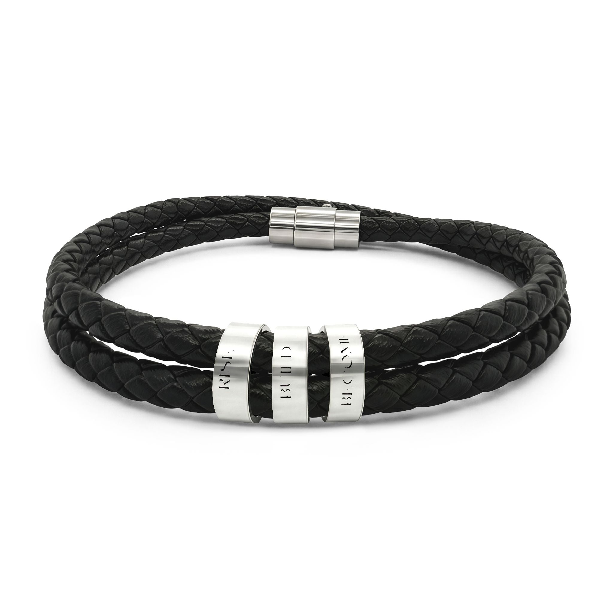 Legacy Bound™ Braided Leather Bracelet