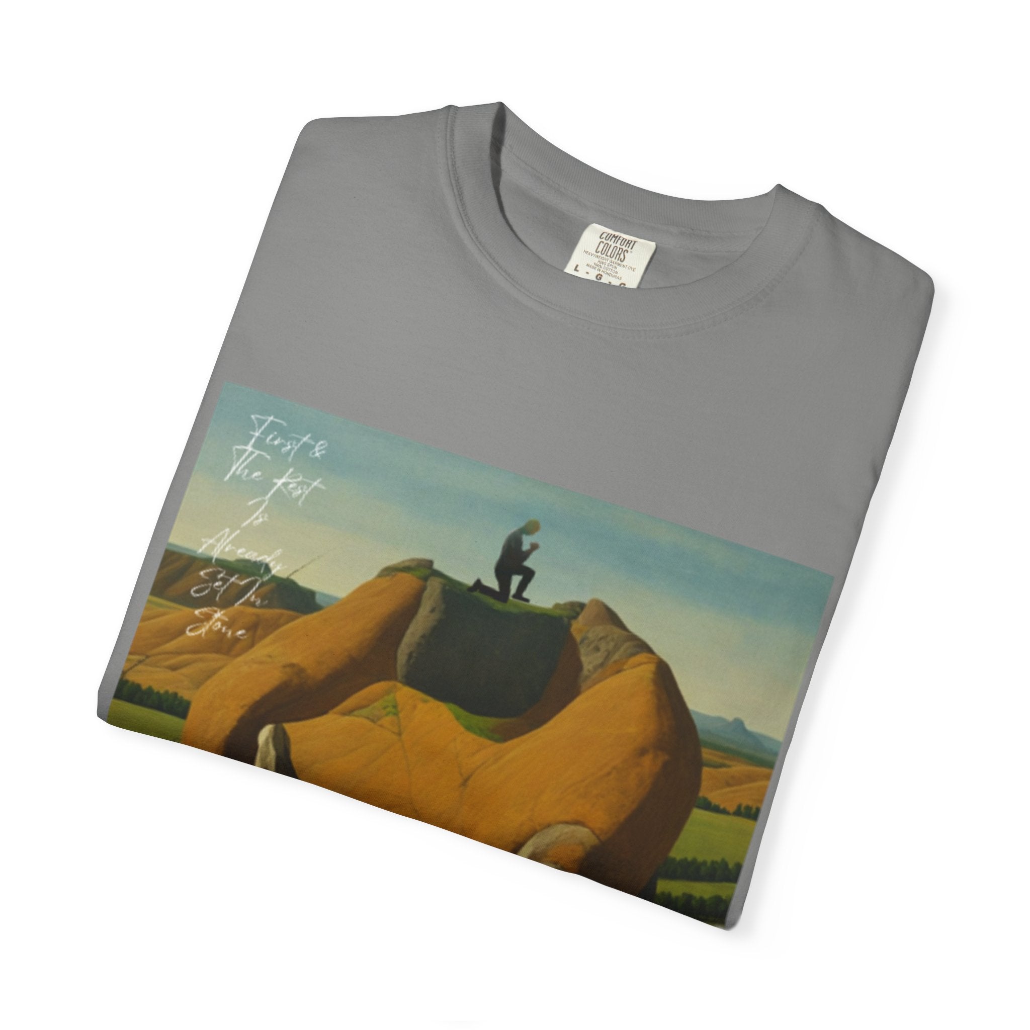 T-Shirt — Surreal Giant and Rider Art Print Tee