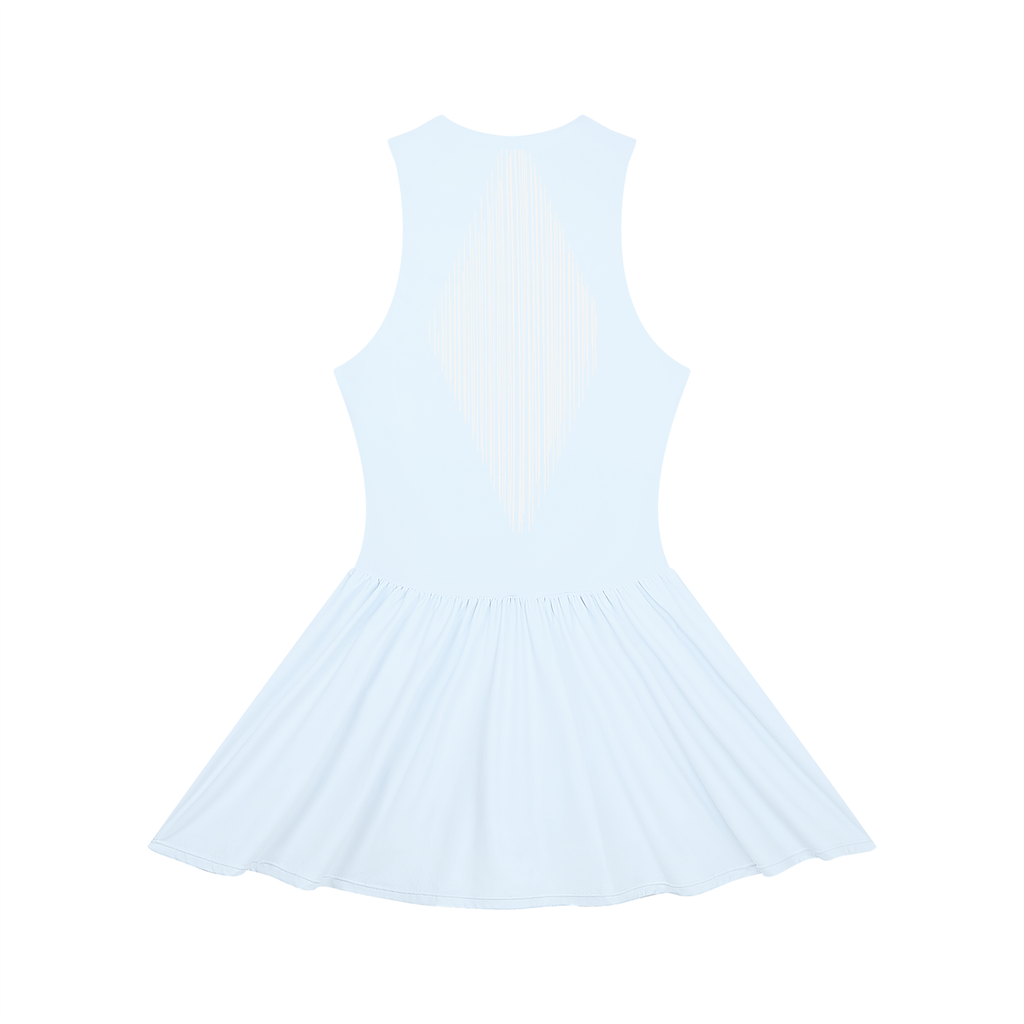 Women’s Ruched Sleeveless Full-Zip Dress