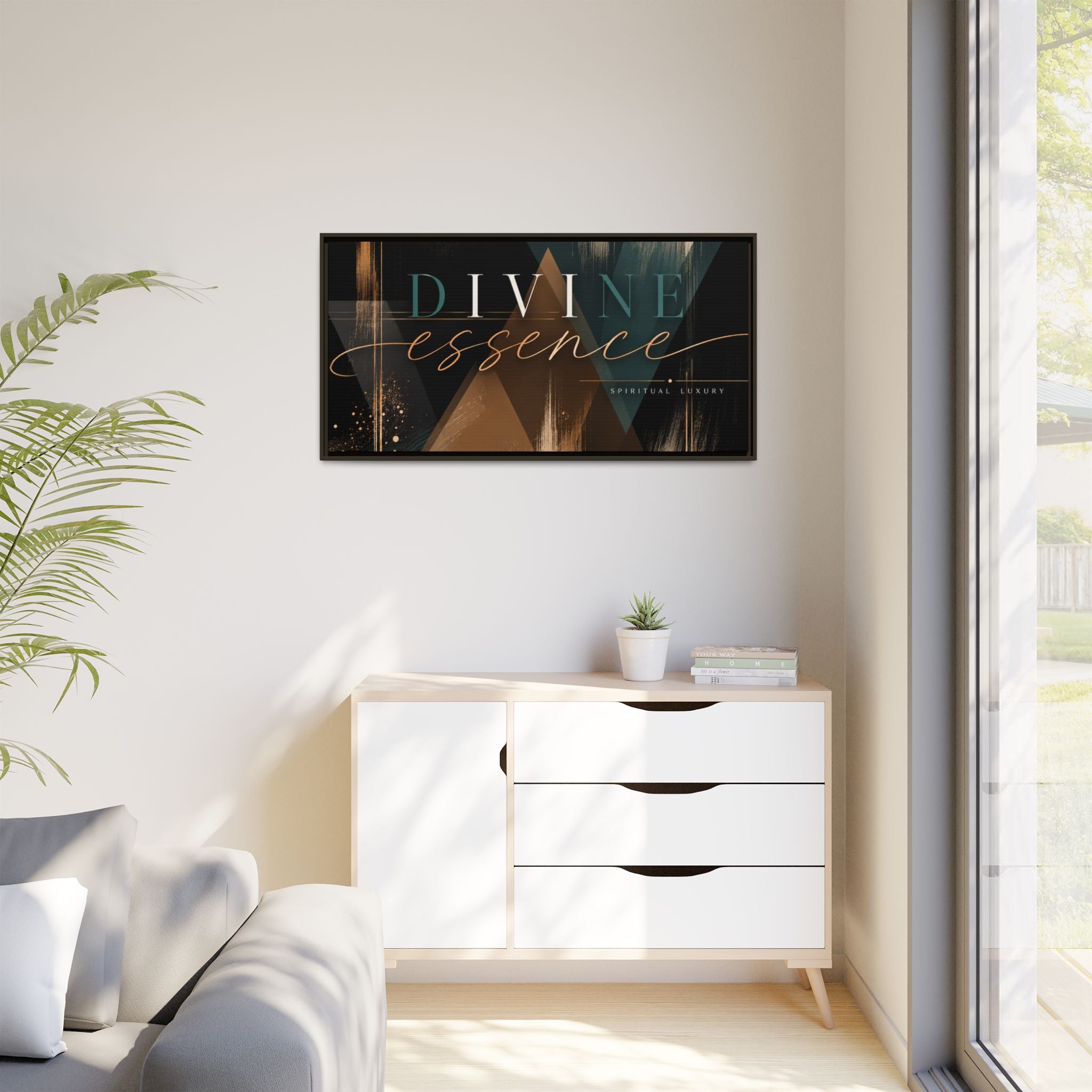 Divine Essence" Abstract Spiritual Luxury Wall Decor