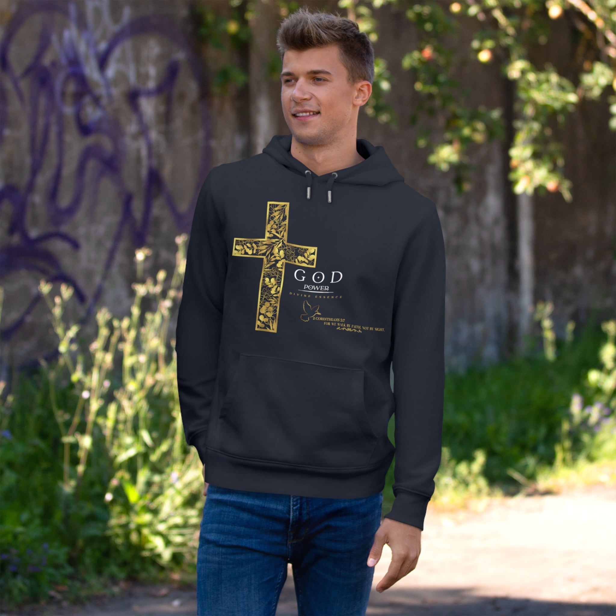 God Power Hoodie-Corinthians 5:7 Hoodie