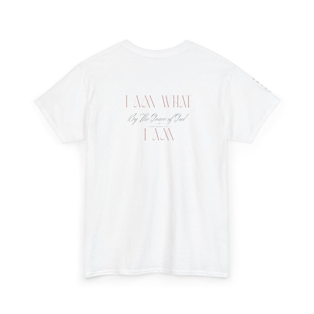 Graceful Floral Tee: 1 Corinthians 15:10