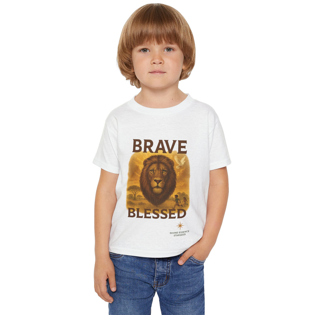 Brave & Blessed Toddler T-Shirt | Cute Kids Tee